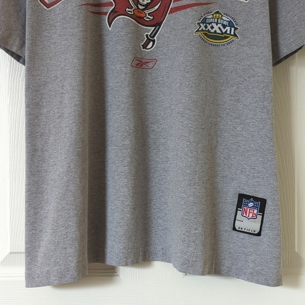 Reebok '03 Vintage Tampa Bay Buccaneers Super Bowl Graphic Short Sleeve T-shirt - Picture 9 of 12